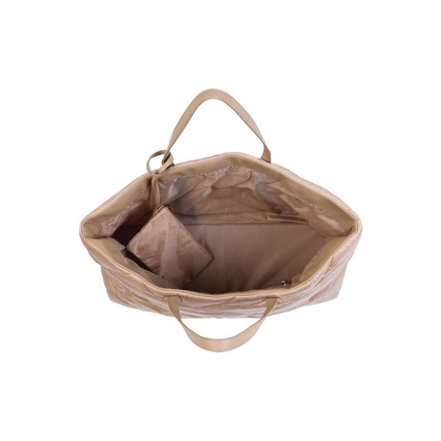 Childhome - Rejsetaske FAMILY BAG PUFFERED cremefarvet