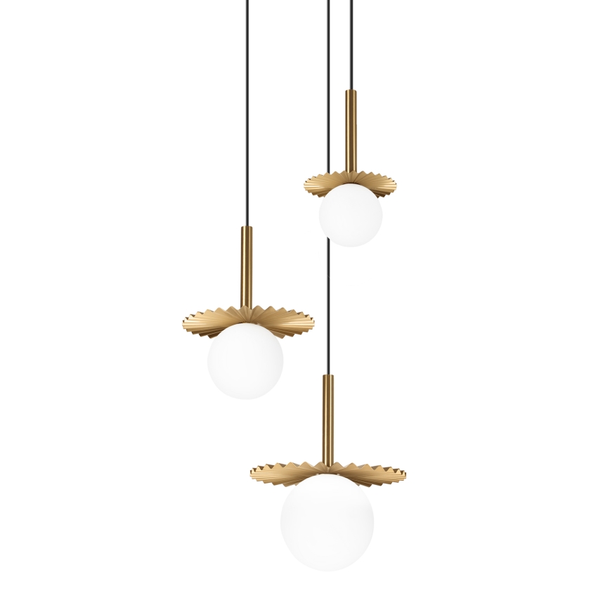 CHITA ophængslampe 3xG9/5W/230V guld