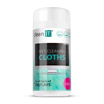 CLEAN IT CL-141 - Renseklude til skærm 100 stk.
