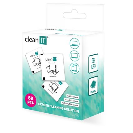 CLEAN IT CL-150 - Vådservietter 52 stk.