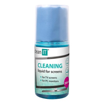 CLEAN IT CL-180 - Skærmrens med klud 200 mm