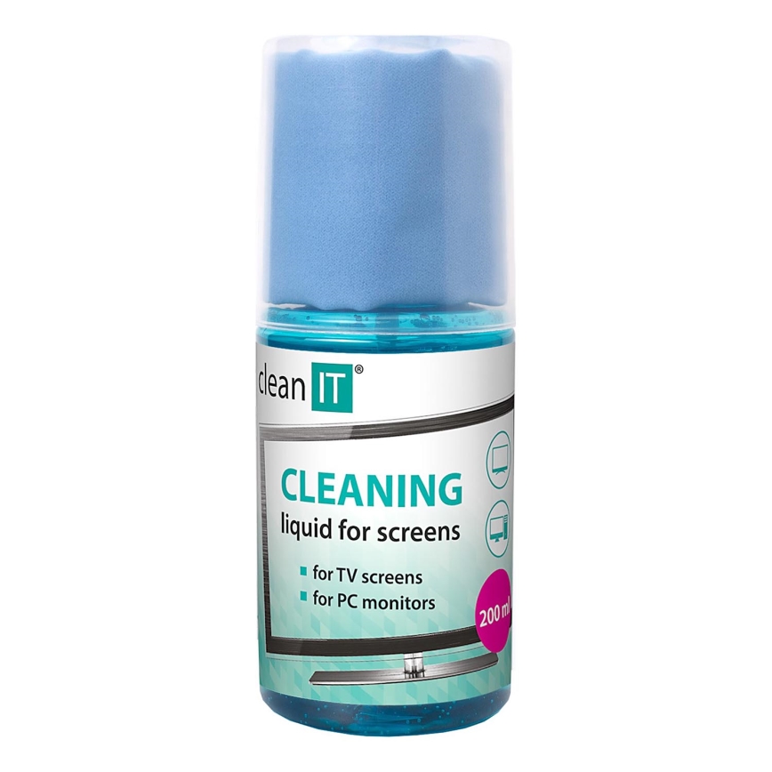 CLEAN IT CL-180 - Skærmrens med klud 200 mm