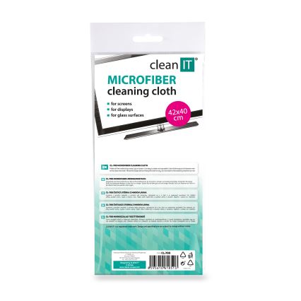 CLEAN IT CL-700 - Mikrofiberklud 40x42 cm blå
