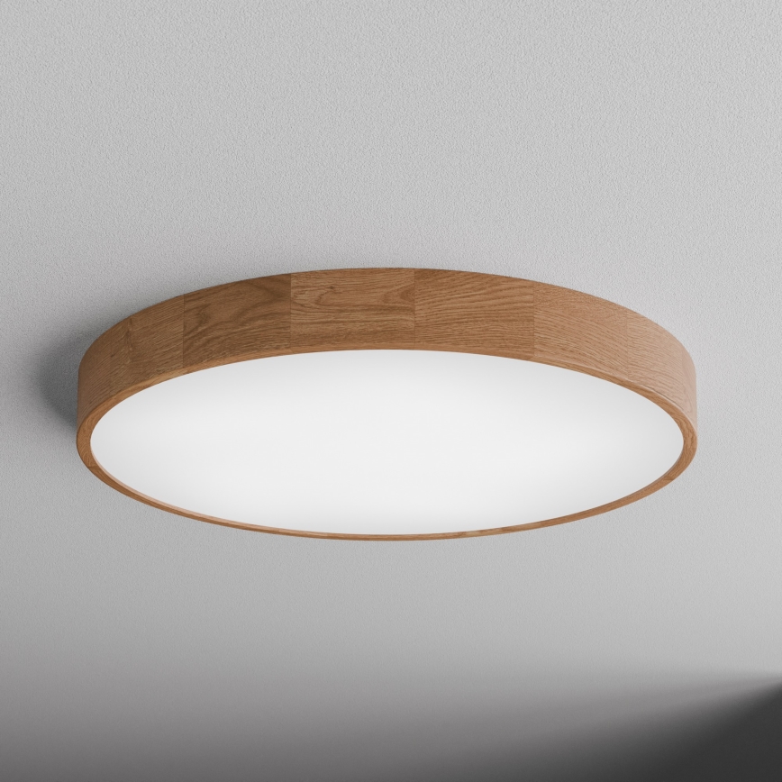 Loftlampe med bevægelses- og skumringssensor CLEO 6xE27/24W/230V Ø 80 cm eg