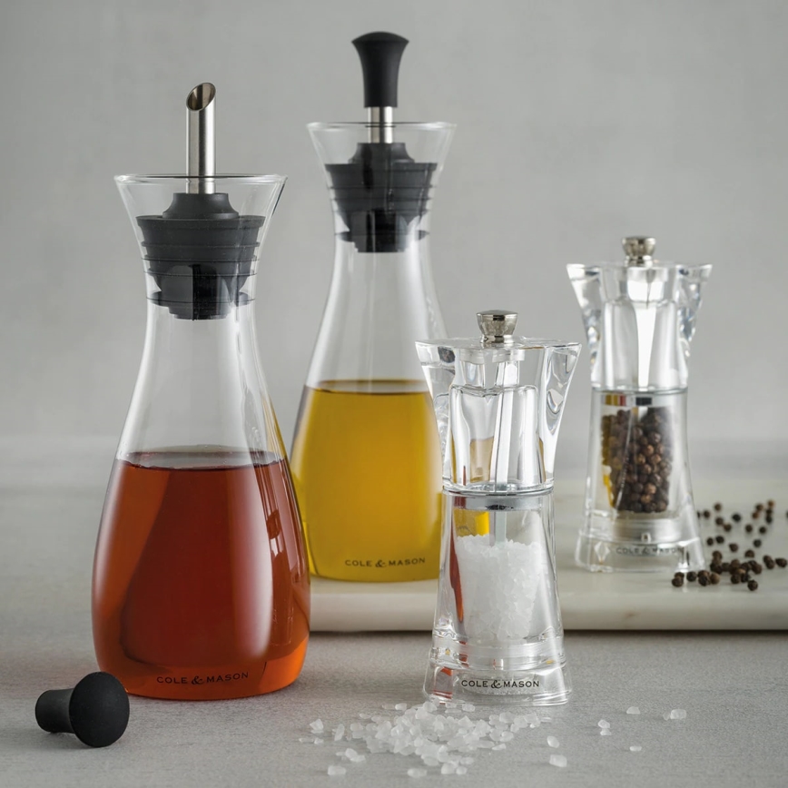 Cole&Mason - Sæt med salt- og peberkværne CRYSTAL 2 stk. 12,5 cm