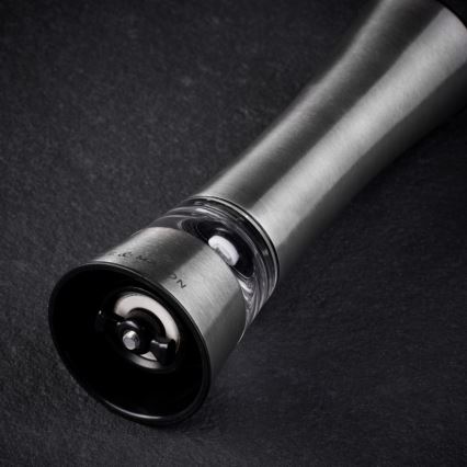 Cole&Mason - Elektrisk salt or pepper grinder BURFORD 4xAAA 18 cm mat krom