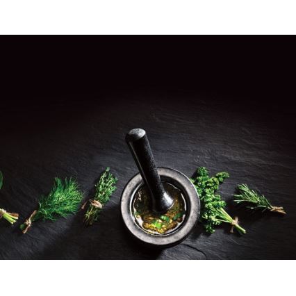 Cole&Mason - Granit morter med støder GRANITE pr. 18 cm granit/sort