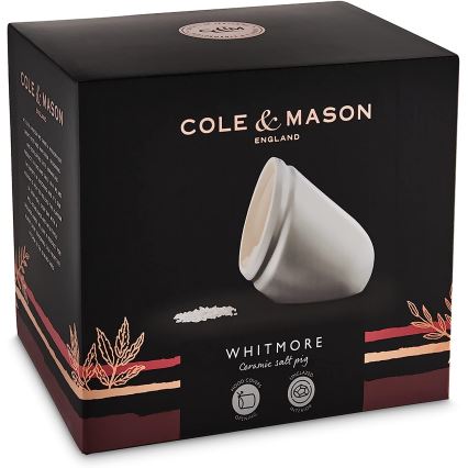 Cole&Mason - Keramisk saltbeholder WHITMORE