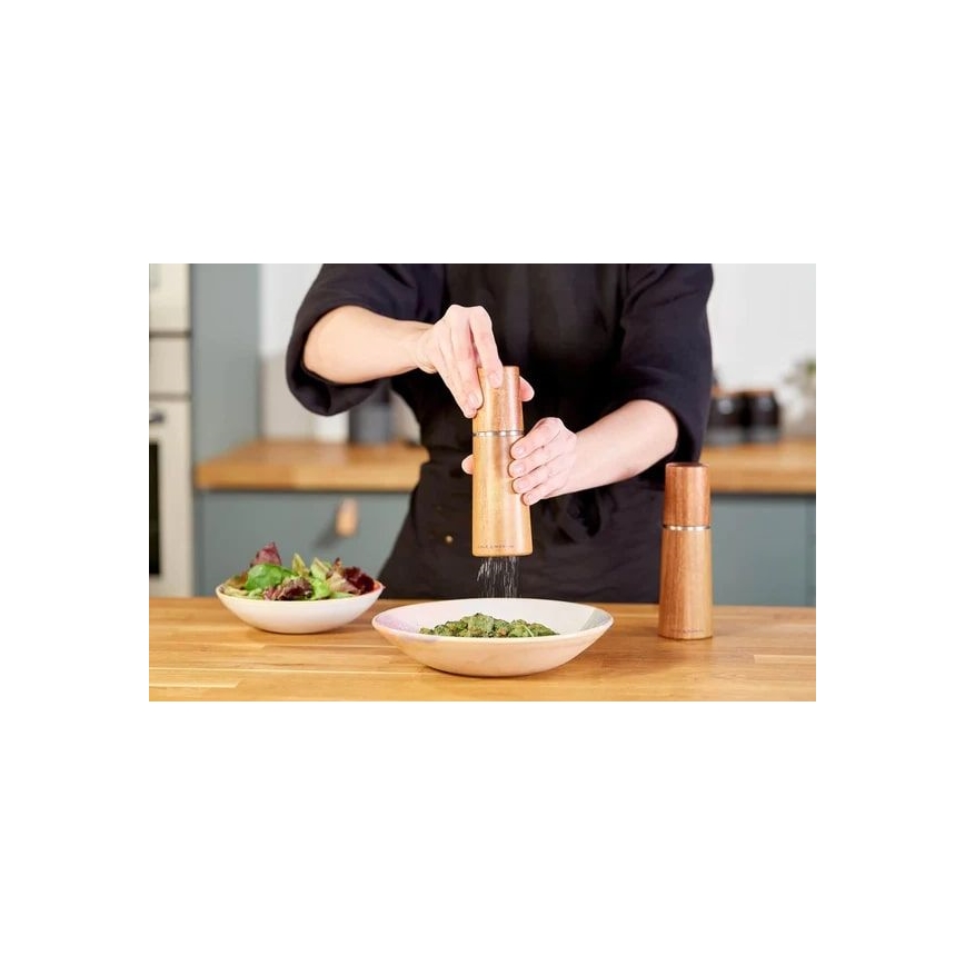 Cole&Mason - Sæt med salt- og peberkværne MARLOW akacie 2 stk. 18,5 cm