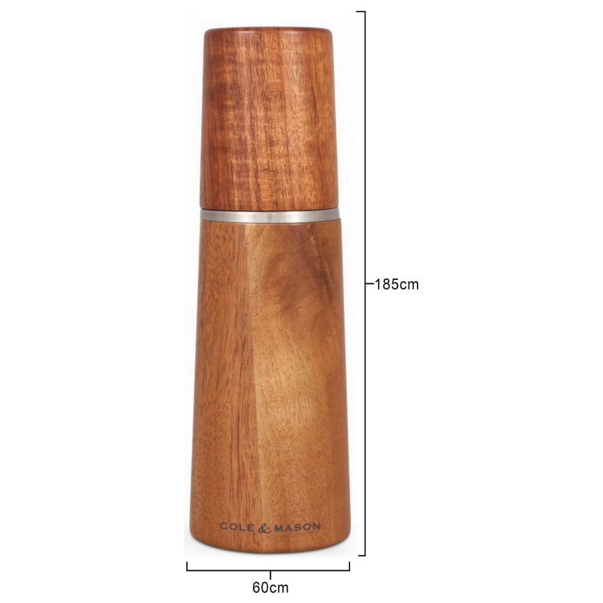 Cole&Mason - Sæt med salt- og peberkværne MARLOW akacie 2 stk. 18,5 cm