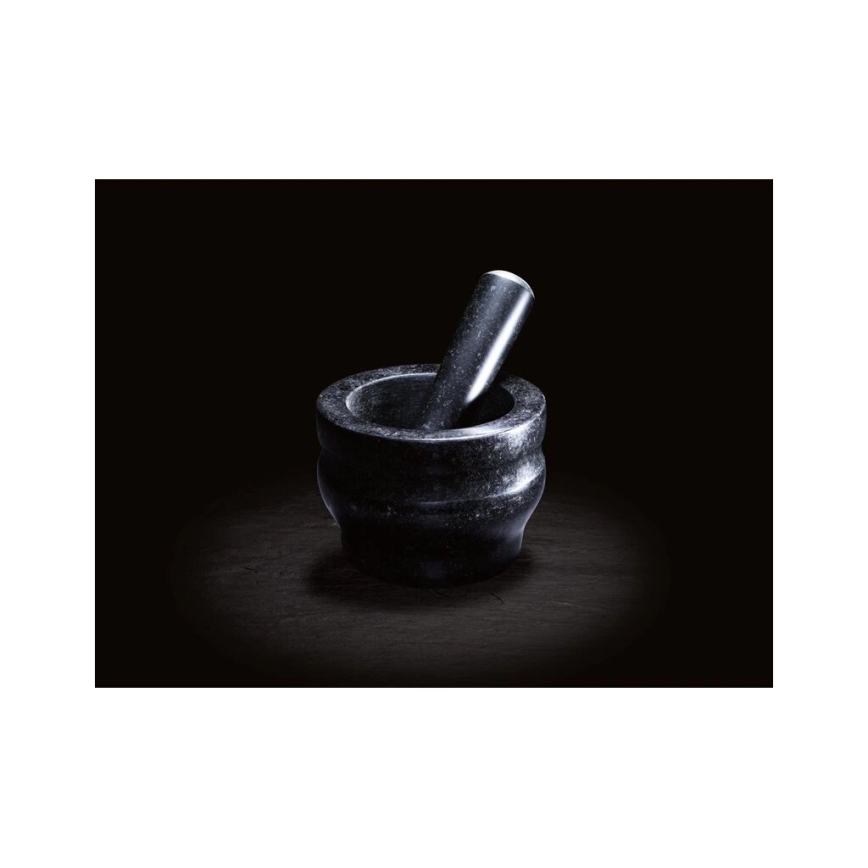 Cole&Mason - Morter med støder granit GRANITE diameter 14 cm granit/sort