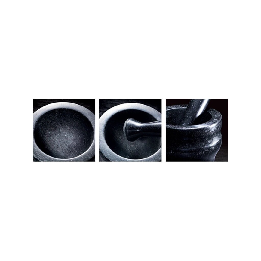 Cole&Mason - Morter med støder granit GRANITE diameter 14 cm granit/sort