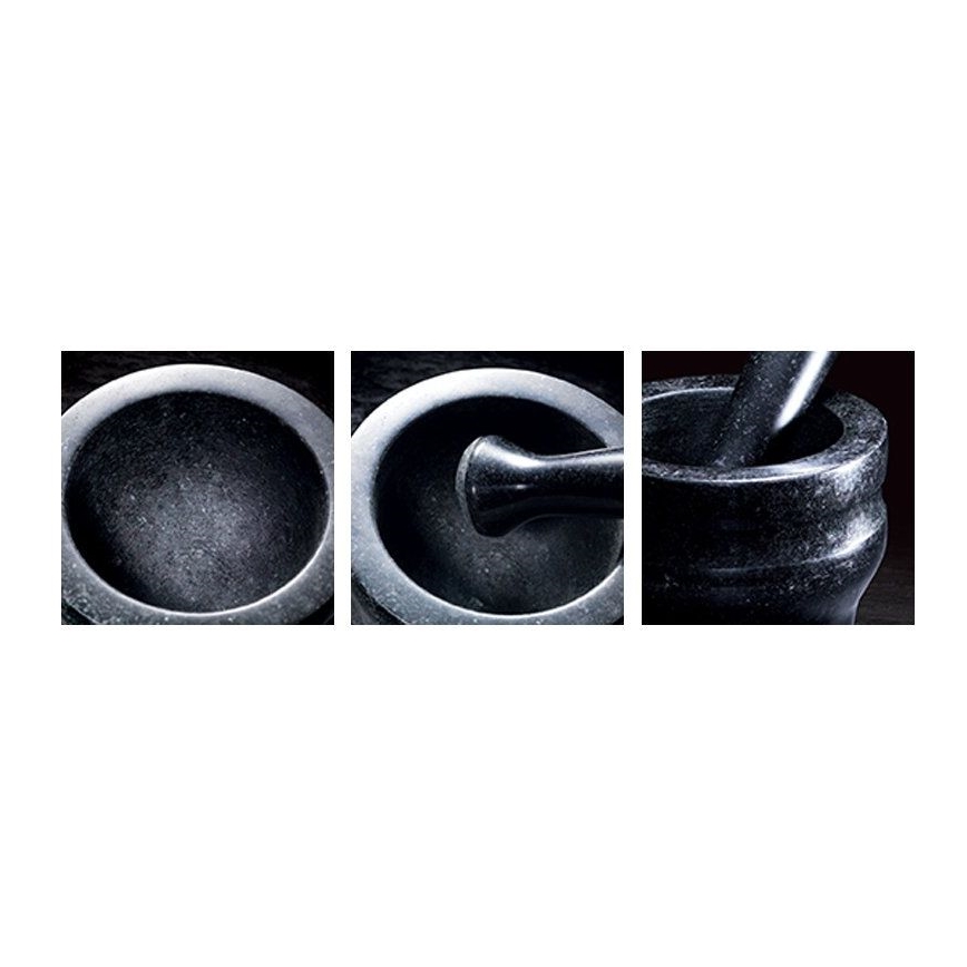 Cole&Mason - Morter med støder granit GRANITE diameter 18 cm granit/sort