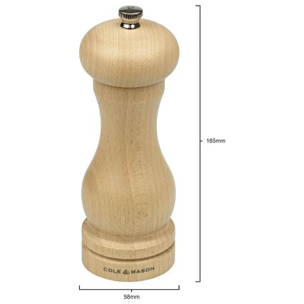 Cole&Mason - Peberkværn CAPSTAN BEECH bøg 16,5 cm