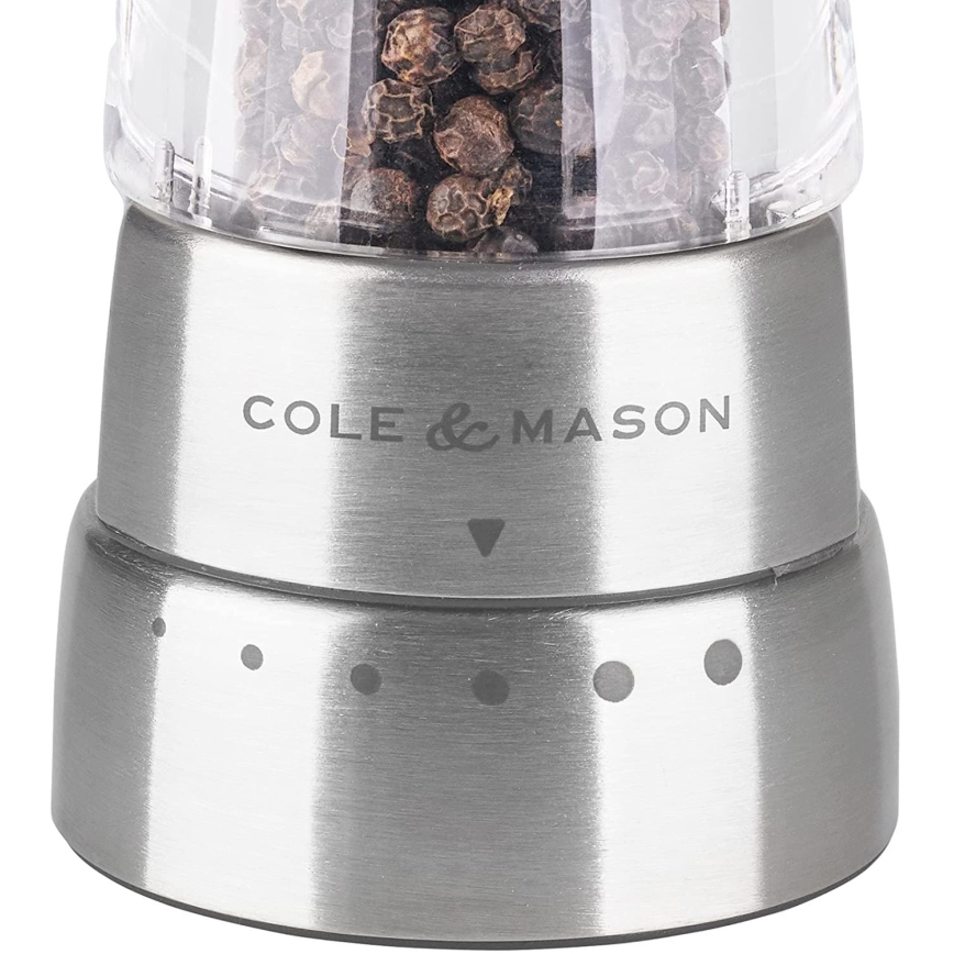 Cole&Mason - Peberkværn DERWENT 19 cm skinnende krom