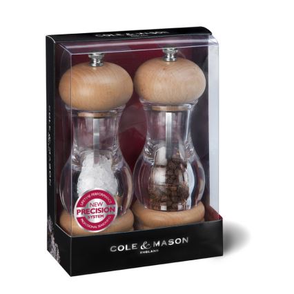 Cole&Mason - Salt- og pebekværne BEECH 2 stk. bøg 16,5 cm