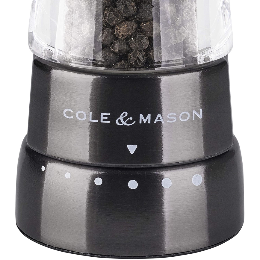 Cole&Mason - Salt- og pebekværne DERWENT 2 stk. 19 cm antracit