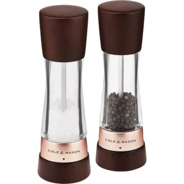Cole&Mason - Salt- og pebekværne DERWENT 2 stk. 19 cm bøg/brun