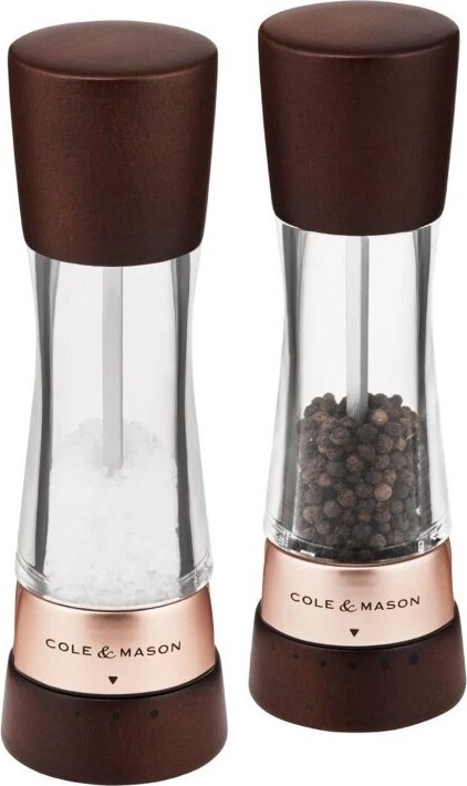 Cole&Mason - Salt- og pebekværne DERWENT 2 stk. 19 cm bøg/brun