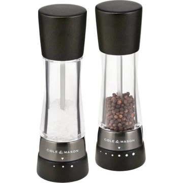 Cole&Mason - Salt- og pebekværne DERWENT 2 stk. 19 cm bøg/sort