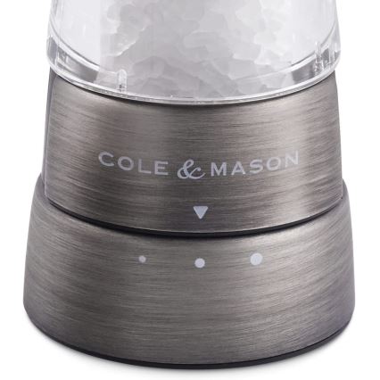 Cole&Mason - Salt- og pebekværne DERWENT 2 stk. 19 cm mat krom