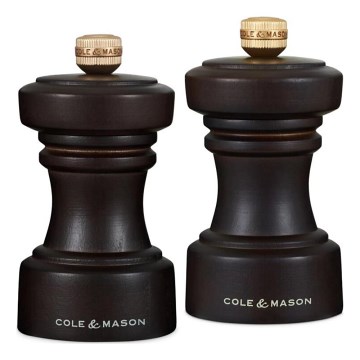 Cole&Mason - Salt- og pebekværne HOXTON 2 stk. 10,4 cm bøg/brun