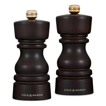 Cole&Mason - Salt- og pebekværne LONDON 2 stk. 13 cm bøg/brun