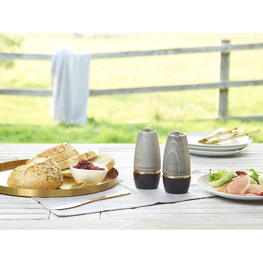 Cole&Mason - Saltbøsse BRIDGWATER PRECISION bøg/støbejern