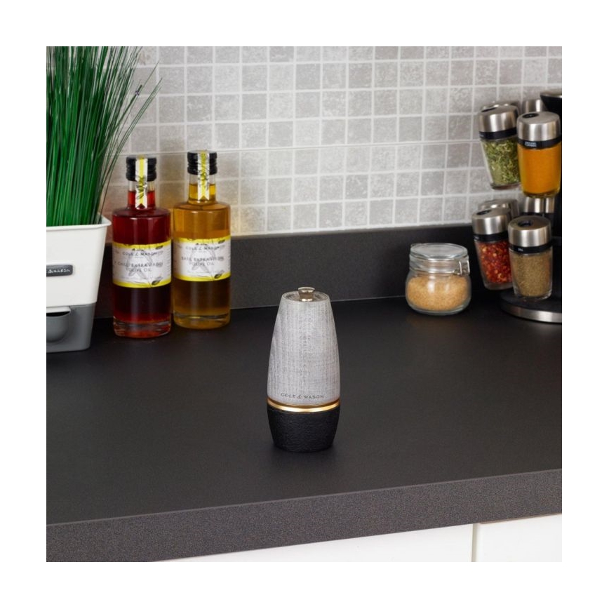 Cole&Mason - Saltbøsse BRIDGWATER PRECISION bøg/støbejern