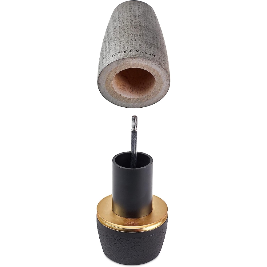 Cole&Mason - Saltbøsse BRIDGWATER PRECISION bøg/støbejern