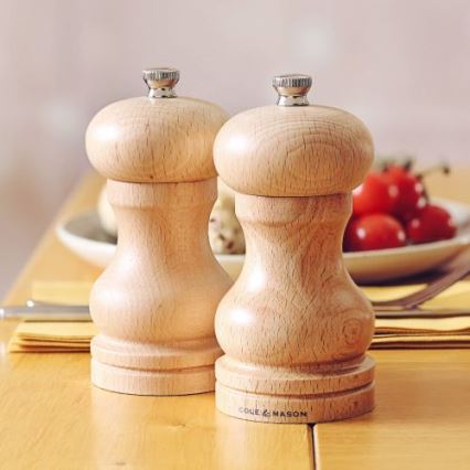 Cole&Mason - Saltbøsse CAPSTAN BEECH bøg 12 cm