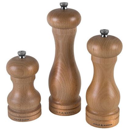 Cole&Mason - Saltbøsse CAPSTAN BEECH bøg 12 cm