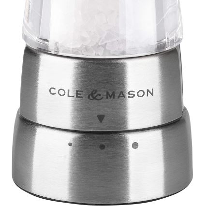 Cole&Mason - Saltbøsse DERWENT 19 cm skinnende krom