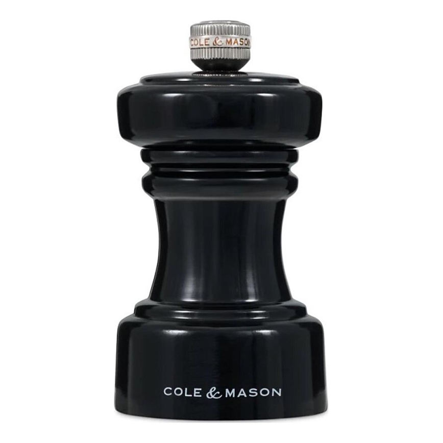 Cole&Mason - Saltbøsse HOXTON 10,4 cm bøg/skinnende sort
