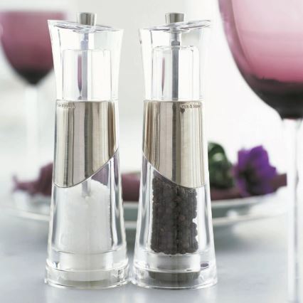 Cole&Mason - Sæt med salt- og peberkværne BOBBI 2 stk. 18,5 cm