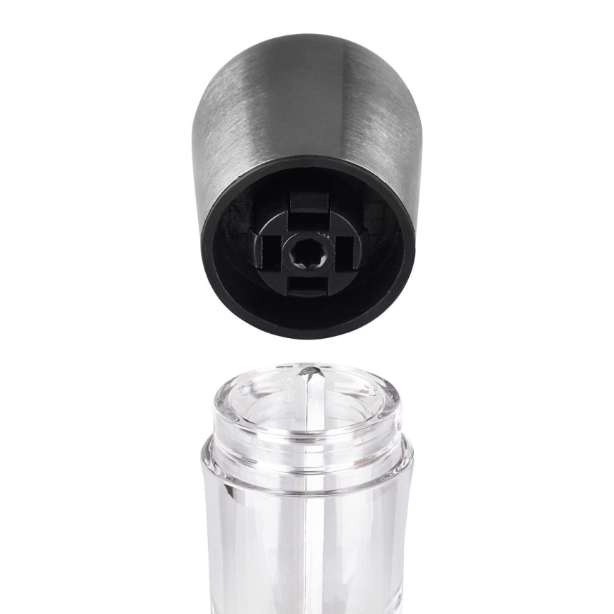 Cole&Mason - Sæt med salt- og peberkværne DERWENT 2 stk. 19 cm blank krom