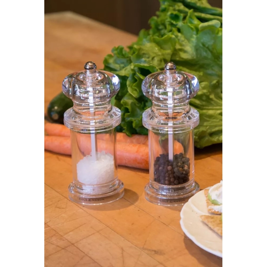 Cole&Mason - Sæt med salt- og peberkværne PRECISION MILLS 2 stk. 14 cm