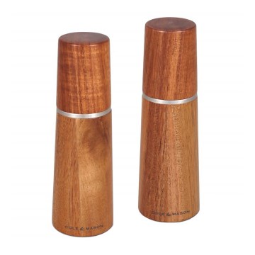 Cole&Mason - Sæt med salt- og peberkværne MARLOW akacie 2 stk. 18,5 cm