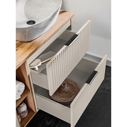 COMAD ADEL CASHMERE 82-80-2S - Underskab til håndvask ADEL, beige
