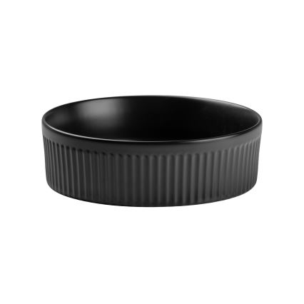 COMAD BEYOND 2 BLACK ( E-6565 ) - Bordmonteret håndvask BEYOND diameter 36 cm keramik/mat sort