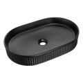 COMAD BEYOND 3 BLACK (E-6531) - Bordmonteret vask BEYOND 56x36 cm keramik/mat sort