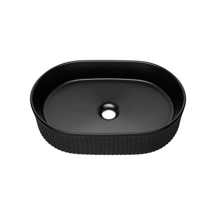 COMAD BEYOND 5 BLACK ( E-6564 ) - Bordmonteret håndvask BEYOND 48x32,5 cm keramik/mat sort