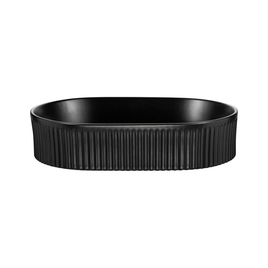 COMAD BEYOND 5 BLACK ( E-6564 ) - Bordmonteret håndvask BEYOND 48x32,5 cm keramik/mat sort