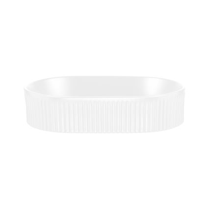 COMAD BEYOND 5 HVID ( E-6564 ) - Bordmonteret håndvask BEYOND 48x32,5 cm keramik/mat hvid