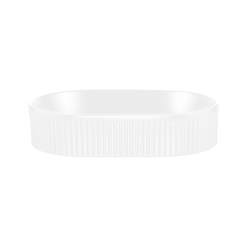 COMAD BEYOND 5 HVID ( E-6564 ) - Bordmonteret håndvask BEYOND 48x32,5 cm keramik/mat hvid
