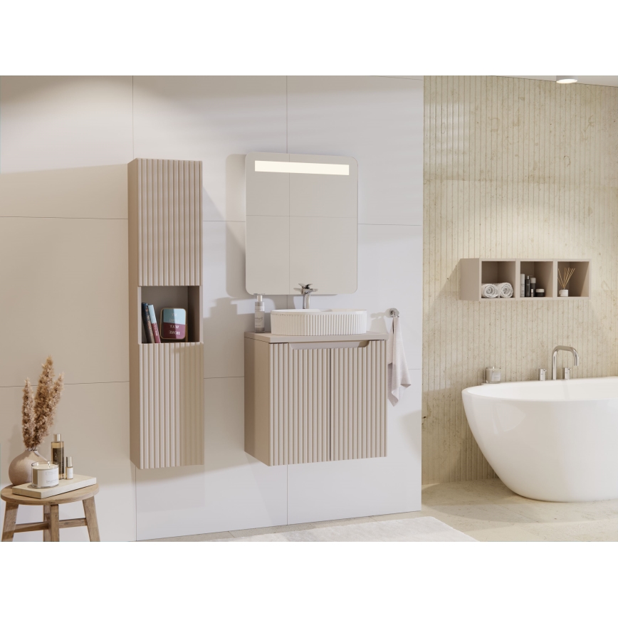 COMAD BEYOND 5 WHITE (E-6564) - Bordmonteret vask BEYOND 48x32,5 cm keramik/mat hvid