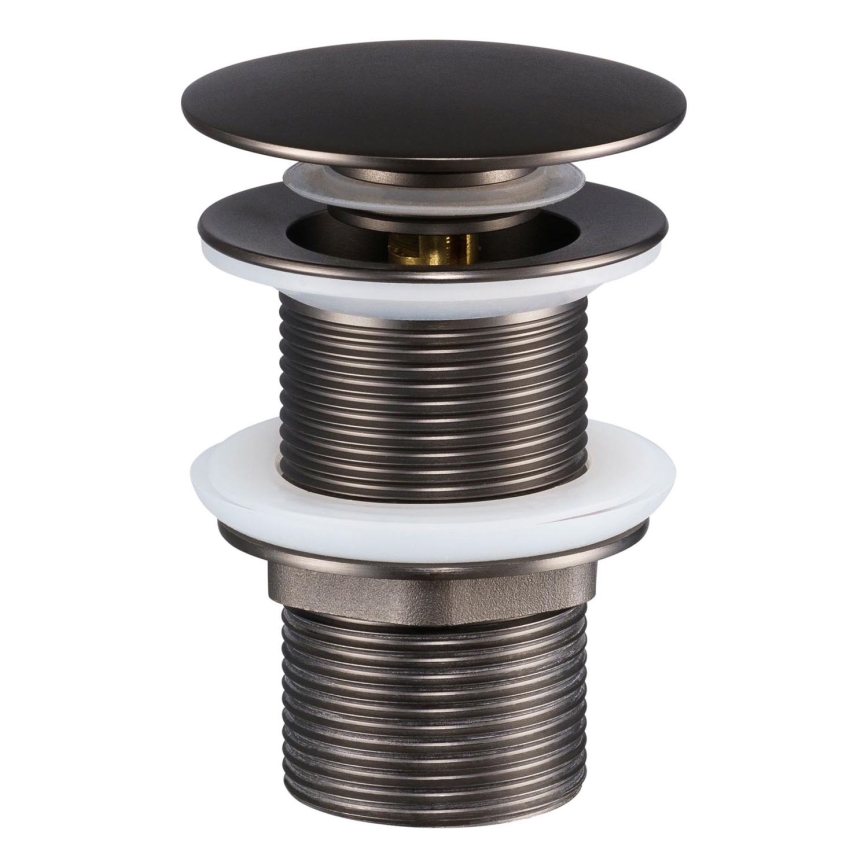 COMAD CLICK-CLACK T201GG-3 - Afløb til håndvask CLICK-CLACK diameter 7 cm grå