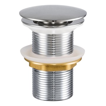 COMAD CLICK-CLACK T201L-3 - Afløb til håndvask CLICK-CLACK diameter 7 cm skinnende krom