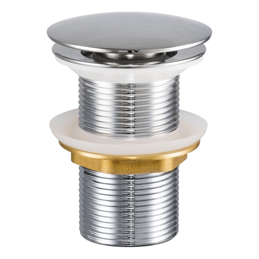 COMAD CLICK-CLACK T201L-3 - Afløb til håndvask CLICK-CLACK diameter 7 cm skinnende krom