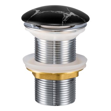 COMAD CLICK-CLACK T201M-B2-3 - Afløb til håndvask CLICK-CLACK diameter 7 cm mat sort